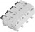 2318582-4, Conn Barrier Strip 4 POS 8mm Clamp DIN Rail 5A/Contact