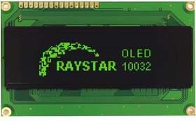 REG010032AGPP5N00000, Дисплей: OLED, графический, 100x32, Разм: 98x60x10мм, зеленый REG010032AGPP5N00000, Дисплей: OLED, графический, 100x32, Разм: 98x60x10мм, зеленый