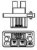 292180-1, Heavy Duty Power Connectors CAP ASSY FO W/O COMMONING TAB