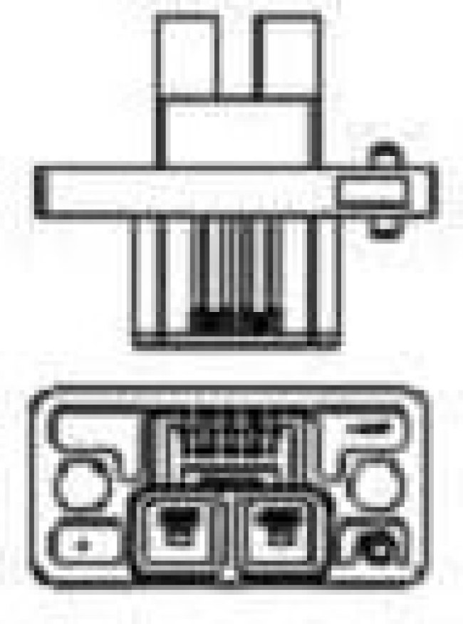 292180-1, Heavy Duty Power Connectors CAP ASSY FO W/O COMMONING TAB