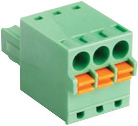 CSTBP92HD/3, Съемная клеммная колодка, 3.5 мм, 3 вывод(-ов), 28AWG до 16AWG, 1.31 мм², Вставной, 10 А