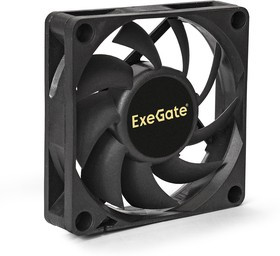 Вентилятор ExeGate ExtraSilent ES07015S3P, 70x70x15 мм, Sleeve bearing (подшипник скольжения), 3pin,