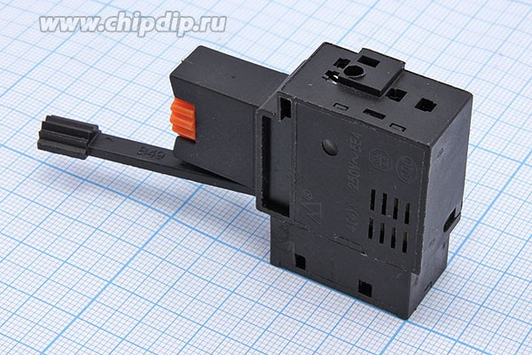 Выключатель 2М/3.5А с регулировкой оборотов и реверсом для дрели МЭС 450 (аналог Ломов); №15580 ПкнИнст\ 3,5А\8C\OFF-(ON)\рег скор/реверс\\\