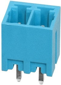 TBP02R2-381-02BE, Pluggable Terminal Blocks Terminal block, pluggable, 3.81, receptical, 2 pole, blue