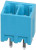 TBP02R2-381-02BE, Pluggable Terminal Blocks Terminal block, pluggable, 3.81, receptical, 2 pole, blue