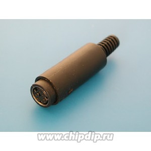 MDN-6F, Гнездо mini DIN 6 контактов на кабель