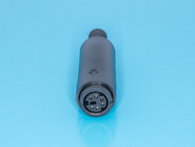 MDN-6F, Гнездо mini DIN 6 контактов на кабель