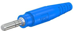 15.0001-23, Blue Plug Banana Plug Crimp 600V 15.0001-23, Blue Plug Banana Plug Crimp 600V