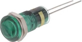 678-1231-112F, LED Panel Mount Indicators 8mm HG/G PMI 3.3VfTYP w/oRES