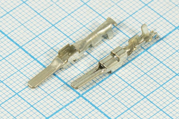 Клемма вилка, 2,3x0,64, 0,3-0,5мм2
