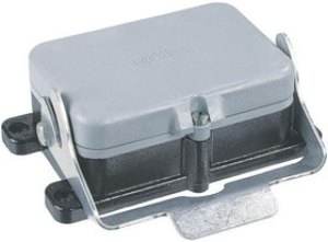 09370480301, Heavy Duty Power Connectors BULKHEAD MOUNTING HAN 4B 1 LVR LCKING