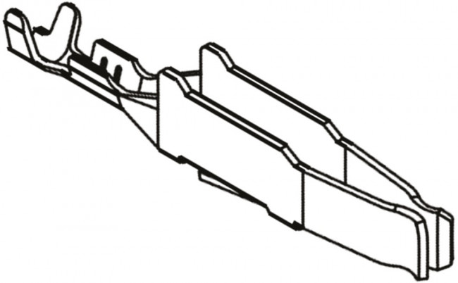 09 06 000 8484, Crimp contact, Socket, 28 ... 24AWG