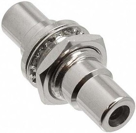 BPJJ03X, White Panel Mount RCA Socket, Nickel