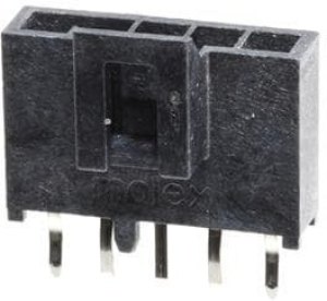 105309-1305, Headers & Wire Housings NanoFit Hdr VT 5Ckt SR KNK Pns Blk 30Au 105309-1305, Headers & Wire Housings NanoFit Hdr VT 5Ckt SR KNK Pns Blk 30Au