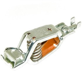 BU-21APS, Grabber Clip, Zinc-Plated Steel Contact, 50A, Natural