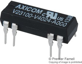 V23100V4015A 10, Герконовое реле, SPST-NO, 15 В DC, V23100 -V4, Сквозное Отверстие, 2 кОм
