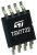 TSV912AIYST, TSV912AIYST, Operational Amplifier, Op Amp, RRIO, 8MHz 100 kHz, 2.5 5.5 V, 8-Pin MiniSO