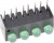 551-0207-004F, LED Circuit Board Indicators HI EFF GREEN DIFF