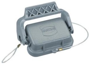 09300101251, Heavy Duty Power Connectors SURFACE MOUNTING HSG HAN 10B 1 SIDE ENTRY