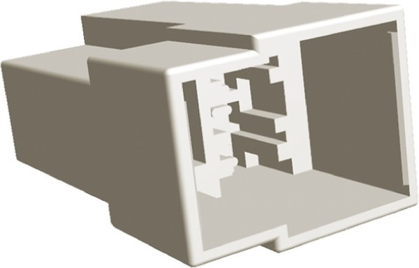 180940, Conn Housing PL 3 POS Crimp ST Cable Mount Natural Carton