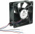 AFB1224VHE-R00, DC Fans Tubeaxial Fan, 120x38mm, 24VDC, Ball Bearing, 3-Lead Wires, Locked Rotor Sensor