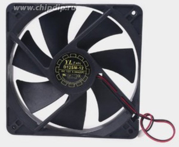 Вентилятор Yat loon D12SM-12 12v 0,30 A 120x25 2 pin