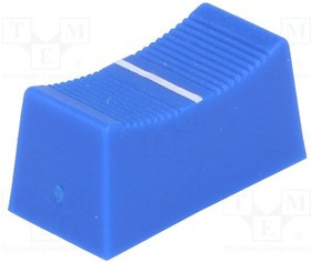 CS1/4A-BLU, Ручка: движок, Цвет: синий, 23x11x11мм, Мат-л: пластик