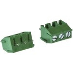 DG350-3.5-03P-14, Клеммник, 3-контактный, 3.5мм, прямой