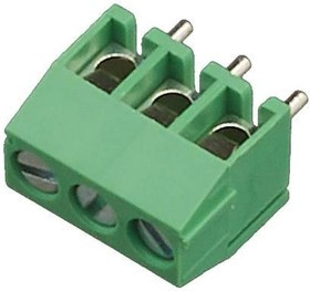 DG350-3.5-03P-14, Клеммник, 3-контактный, 3.5мм, прямой