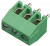 DG350-3.5-03P-14, Клеммник, 3-контактный, 3.5мм, прямой