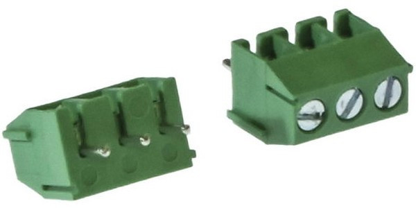 DG350-3.5-03P-14, Клеммник, 3-контактный, 3.5мм, прямой