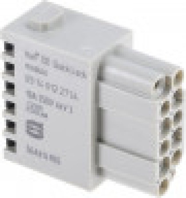 09140122734, Heavy Duty Power Connectors Han DD Quick-Lock mod, female Au