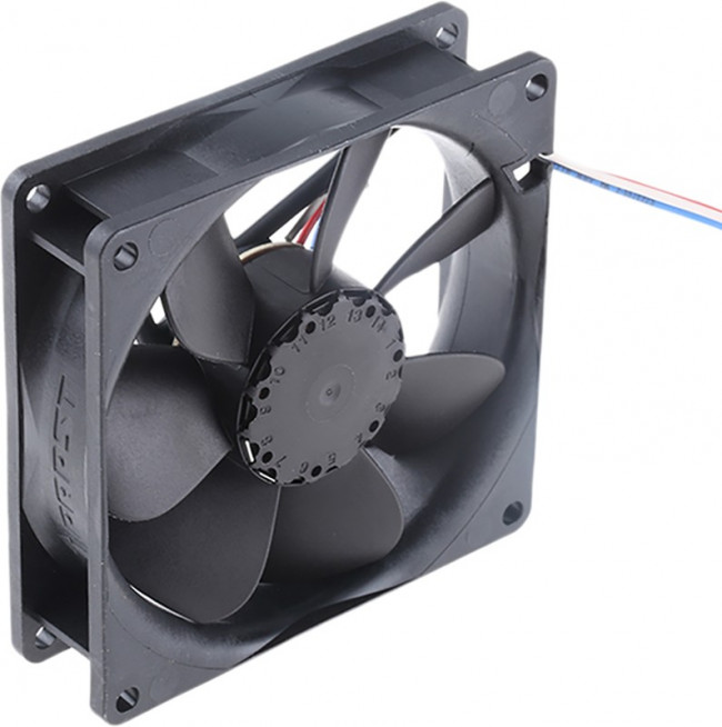 3412N/2, Вентилятор осевой, 92х92х25мм,12В, DC, 2.2Вт, качения, 2700об/мин, 3 провода 3412N/2, Вентилятор осевой, 92х92х25мм,12В, DC, 2.2Вт, качения, 2700об/мин, 3 провода