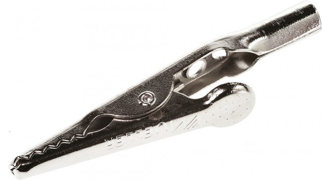 BU-60, Test Clips Alligator Steel Clip Barrel - 10 Amp