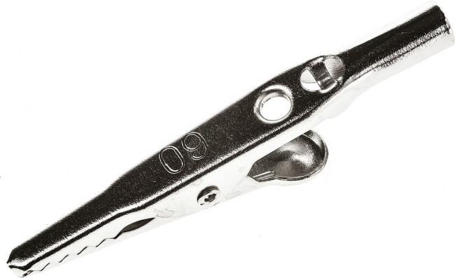 BU-60, Test Clips Alligator Steel Clip Barrel - 10 Amp