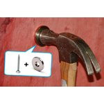 Неодимовый магнит диск 25х5 мм с зенковкой 5.5/10.4 мм, N35