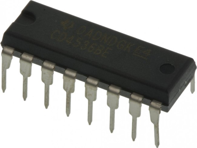 CD4536BE, Таймер программируемый, DIP16 CD4536BE, Таймер программируемый, DIP16