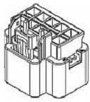 15326931, Automotive Connectors 10P FEM BLK CONN GT 280 SERIES 25AMPS