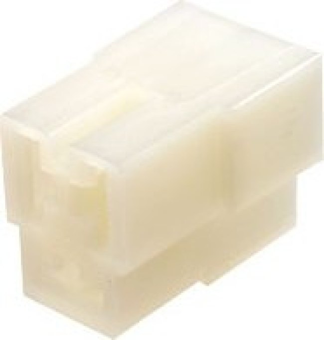 180941, Conn Housing RCP 3 POS Crimp ST Cable Mount Natural Carton 180941, Conn Housing RCP 3 POS Crimp ST Cable Mount Natural Carton