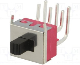 IC2105S1M6QE2, Переключатель: движковый, Пол: 2, DPDT, 2A/250ВAC, ON-ON, -30-85°C IC2105S1M6QE2, Переключатель: движковый, Пол: 2, DPDT, 2A/250ВAC, ON-ON, -30-85°C