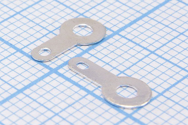 Клемма"лепесток" d2,2x10,0, латунь; №1609 клемма"лепесток" d2,2x10,0\\ лат луж\\\