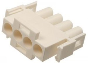 350779-1, Корпус разъема Серия Universal MATE-N-LOK, Штекер, 4 вывод(-ов), 6.35 мм