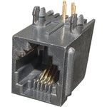 TJ3B-6P4C (05-1113), Розетка RJ14 телефонная на плату тип 3B