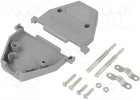 CCOV37-SCL-LG, Корпус: для разъемов D-Sub, D-Sub 37pin,D-Sub HD 62pin, прямой