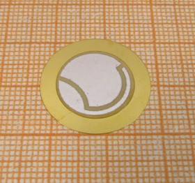 Пьезоэлектрическая диафрагма на бронзовой основе, с обратной связью 21x0,32мм пб 21,0x0,32\\R\ 4,6\3