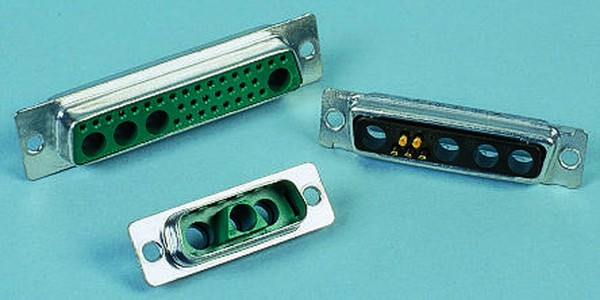 DC8W8SA00LF, Комбинированный разъем D Sub, Mixed Power, Серия DW, DC-8W8, Гнездо, 8 контакт(-ов), Пайка