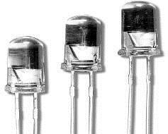 HLMP-C625-P0000, Standard LEDs - Through Hole Red Water Clear 635nm 700mcd