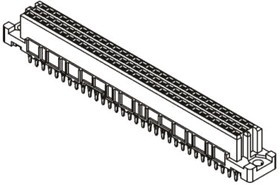 09032967824, Harting 09 03 96 Way 2.54mm Pitch, Type C Class C3, 3 Row, Straight DIN 41612 Connector, Socket