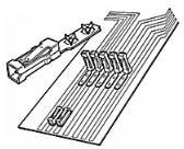76785-311LF, FFC &amp; FPC Connectors DF CTT TERM SGP ON STRIP