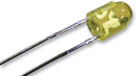 SLI-343YCT32, Светодиод, Желтый, Сквозное Отверстие, T-1 (3mm), 20 мА, 1.9 В, 587 нм